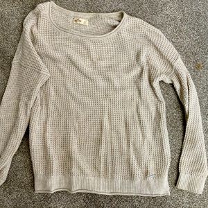 Hollister sweater beige small